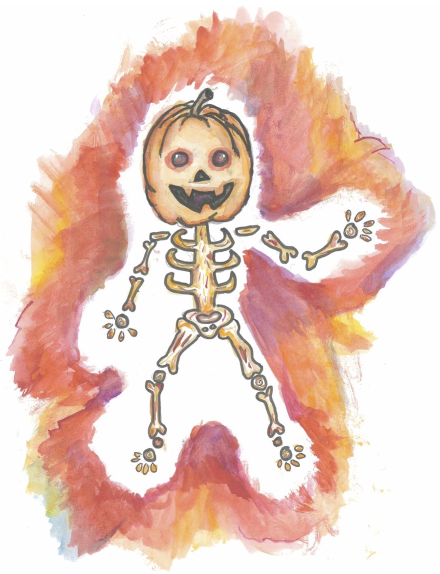 Halloween Jack O' Lantern drawing